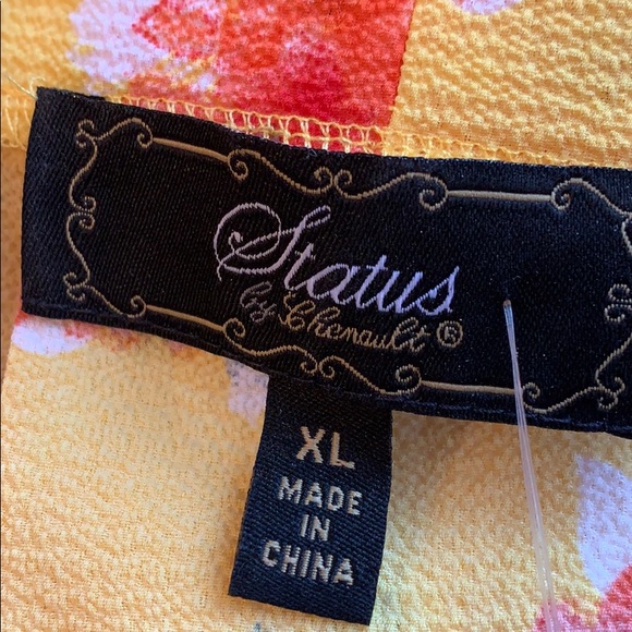 Status Grassley off shoulder blouse yellow floral - Picture 13 of 16